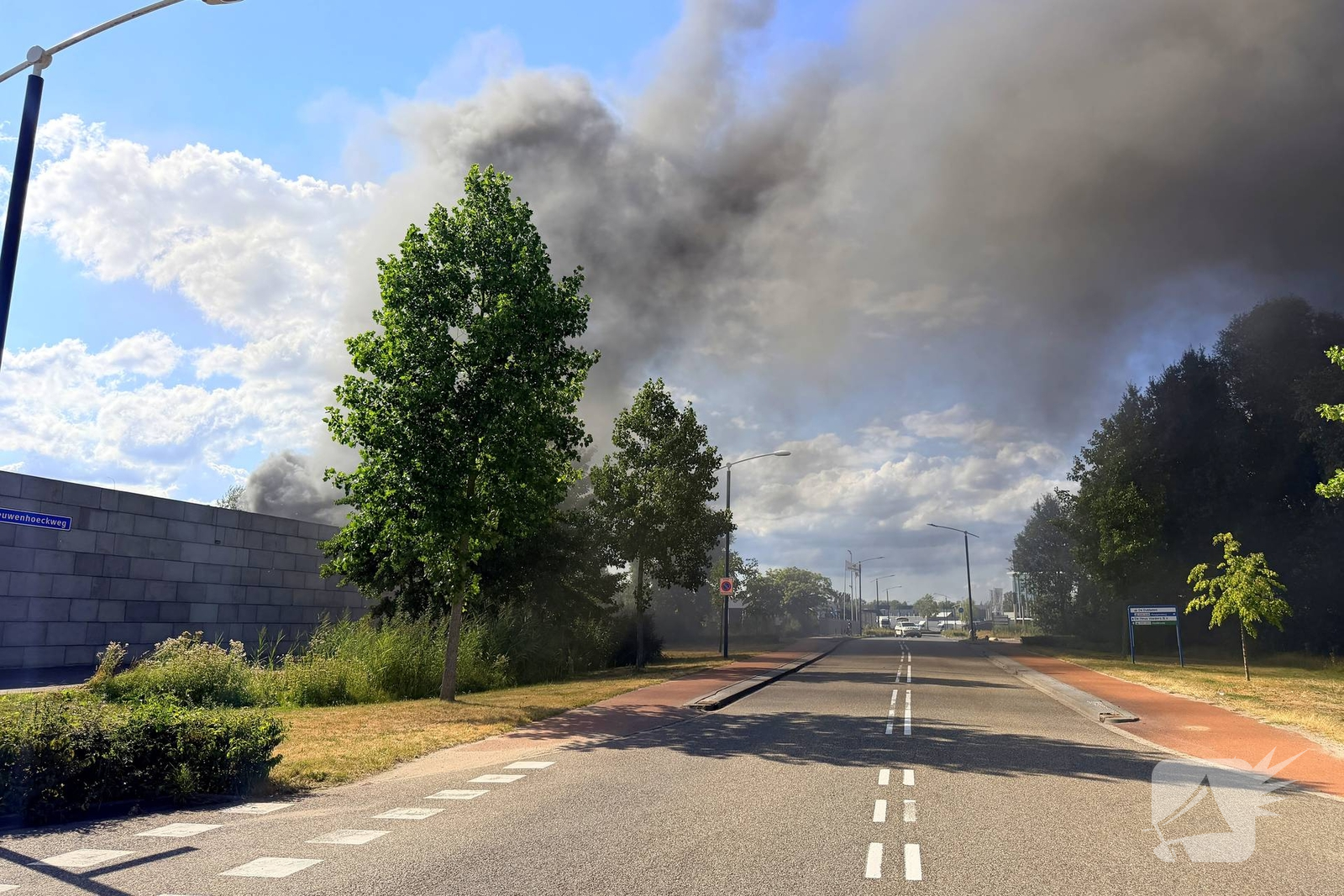 Brand door kunststof zorgt voor rookontwikkeling