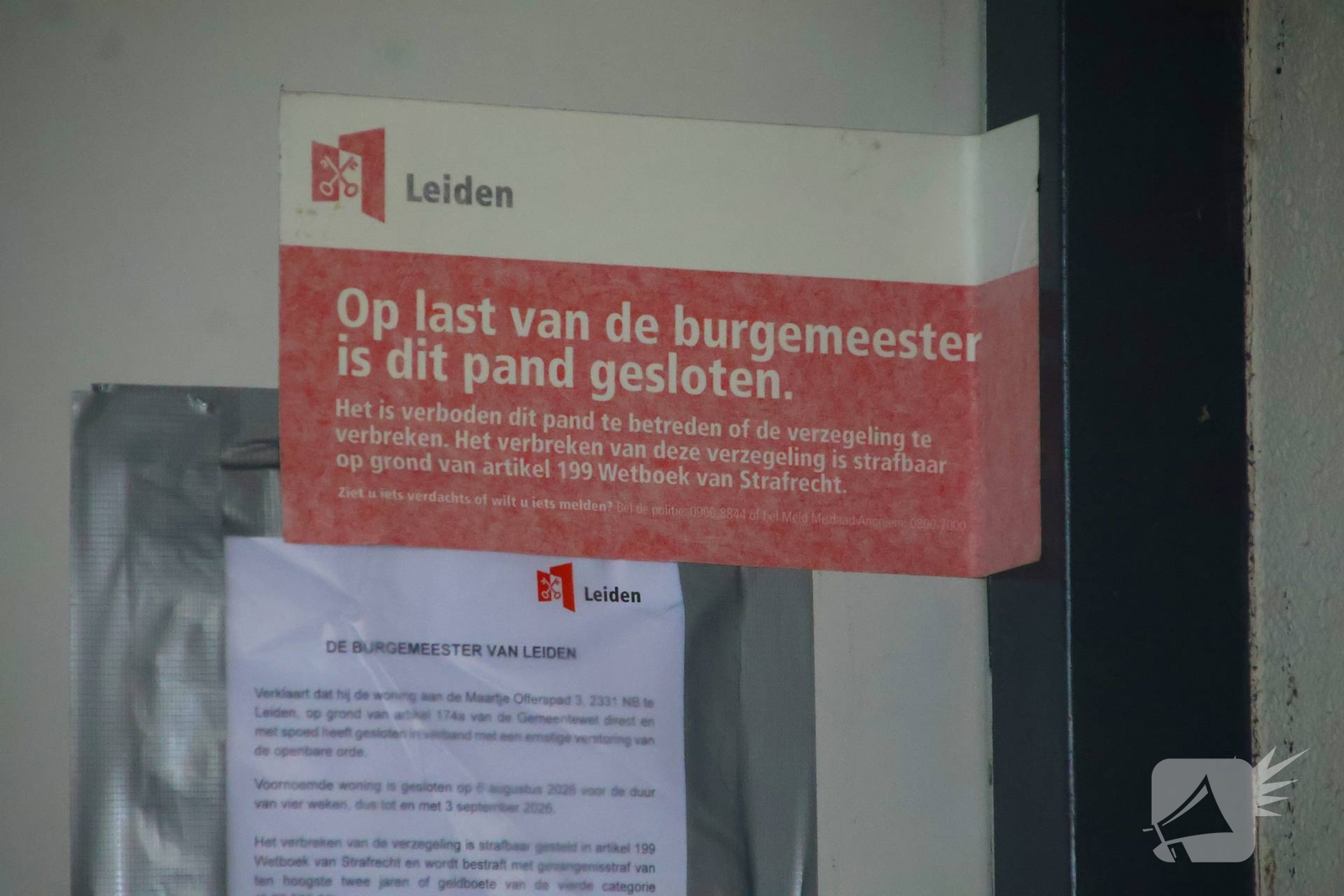 Woning vier weken gesloten na explosie en meerdere geweldsincidenten