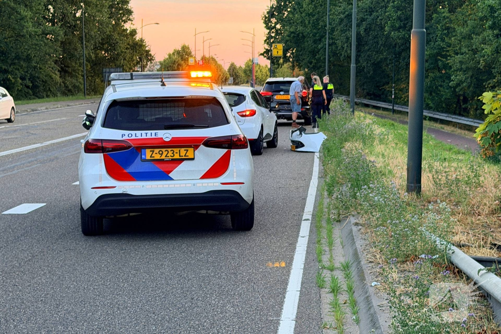 Kopstaartaanrijding zonder gewonden