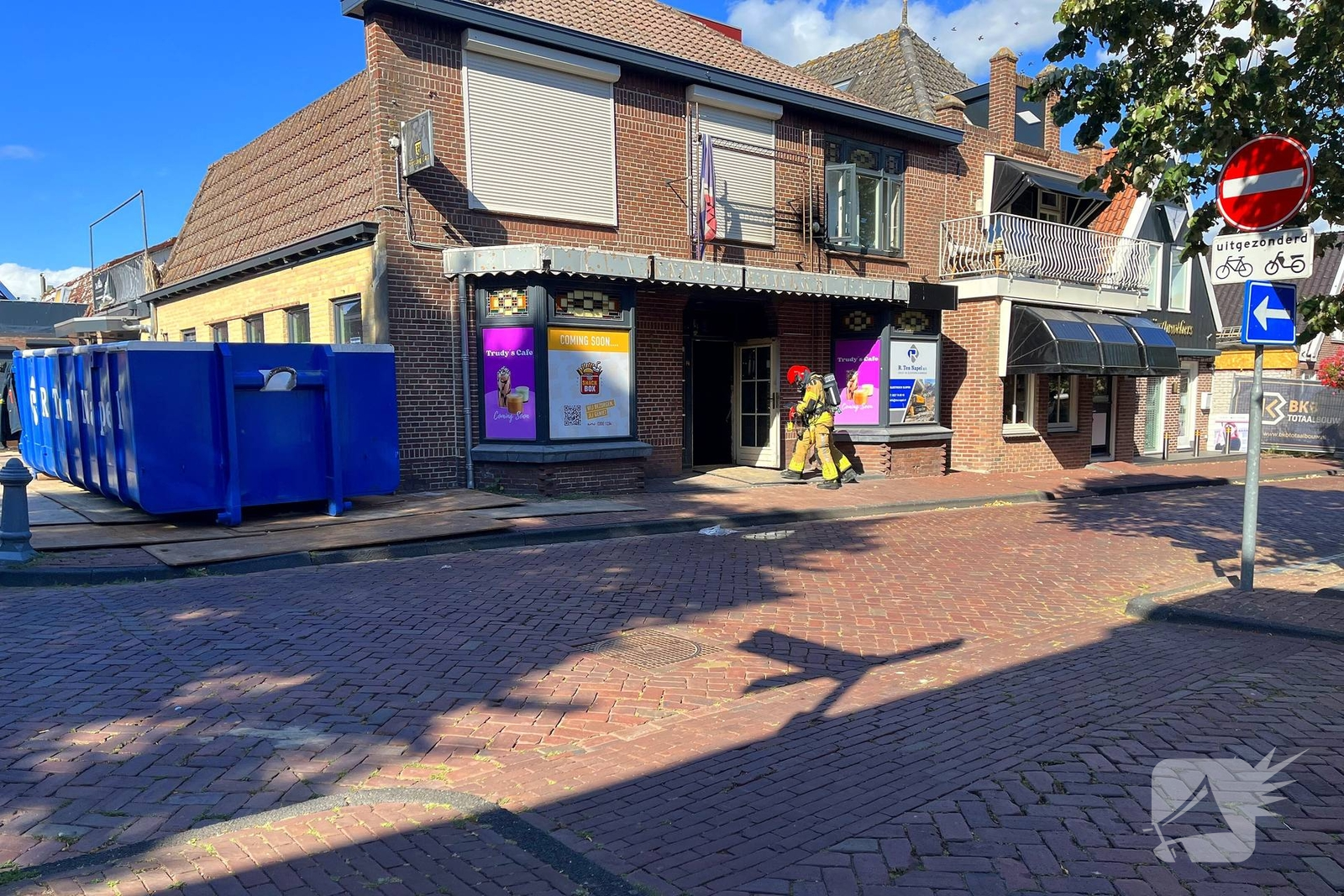 Brandweer ingezet voor gaslekkage