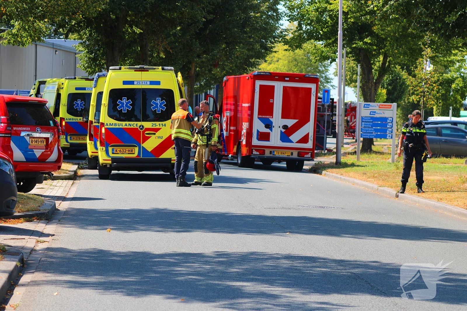 Hulpdiensten massaal ingezet bij brand