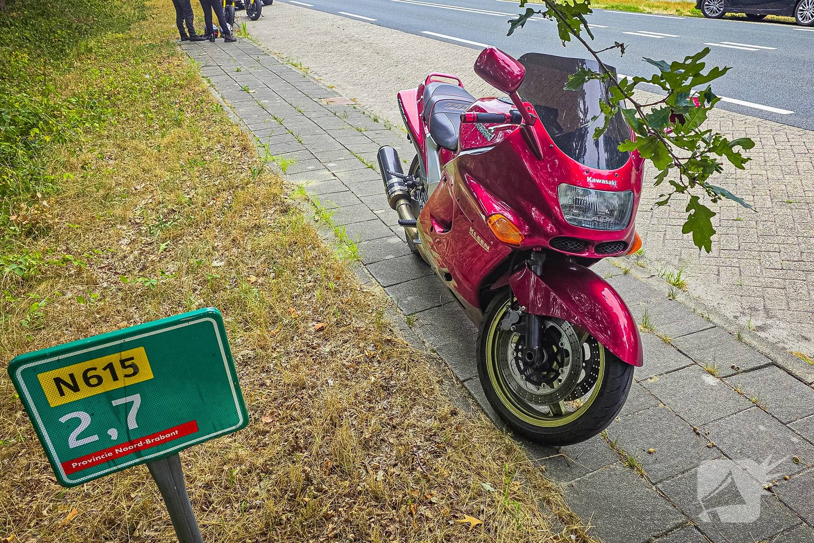 Motorrijder ten val bij ongeval