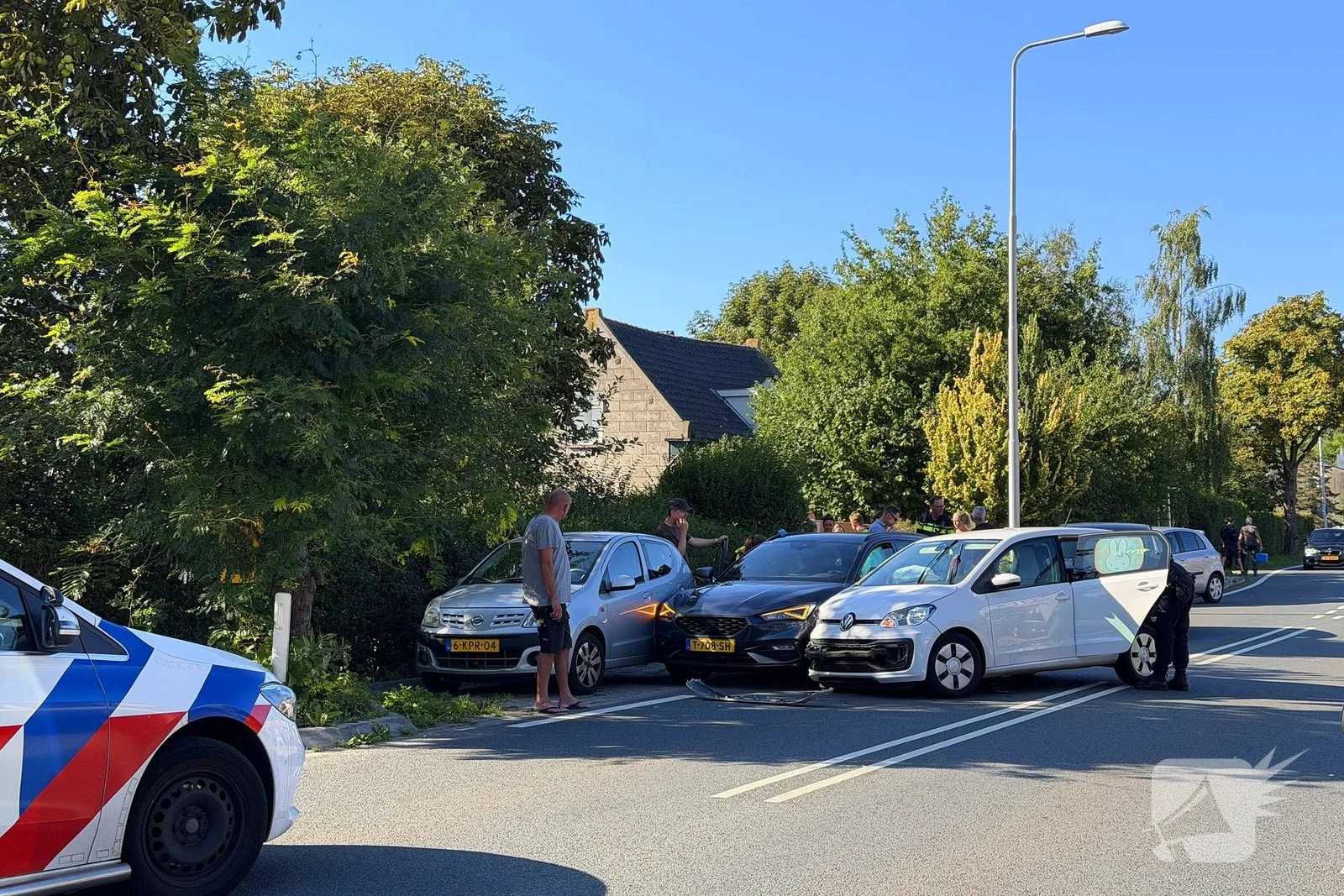 Ongeval met meerdere voertuigen