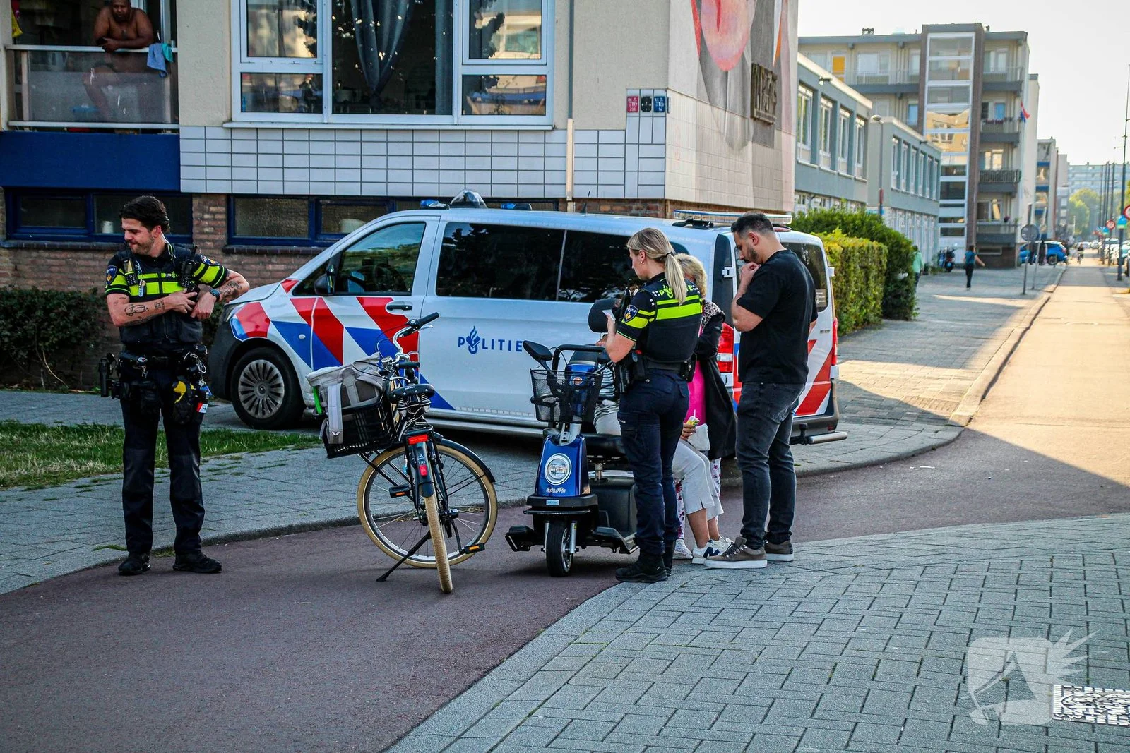 Ongeval tussen auto en fietser