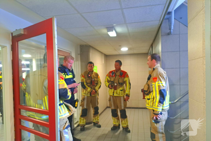 Mogelijke lekkage in pand zorgt voor controleactie