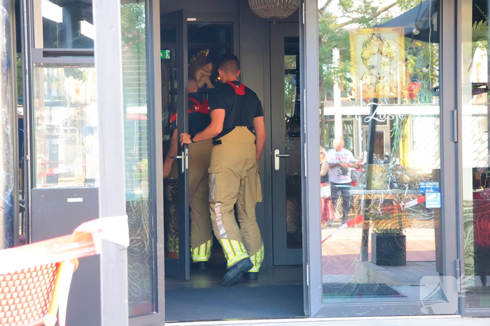 Brand in restaurant leidt tot evacuatie
