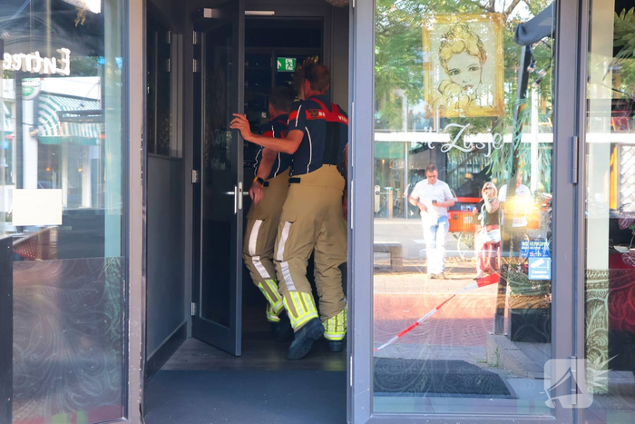 Brand in restaurant leidt tot evacuatie