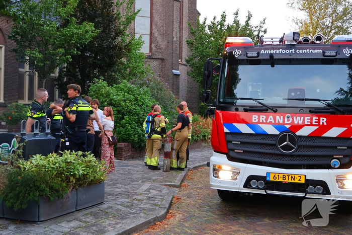Brandweer ingezet voor mogelijke brand in kerk