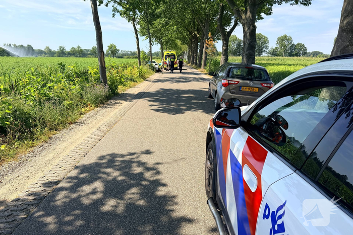 Automobiliste gewond na botsing tegen boom