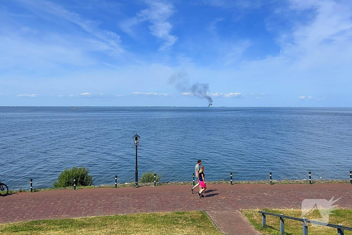 Mogelijke explosie op boot, grote inzet hulpdiensten