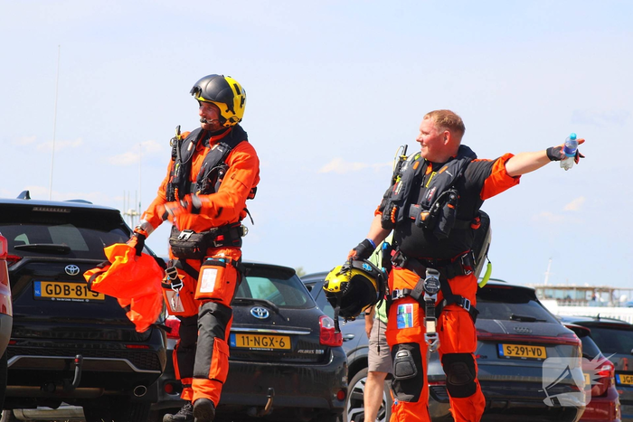 Mogelijke explosie op boot, grote inzet hulpdiensten