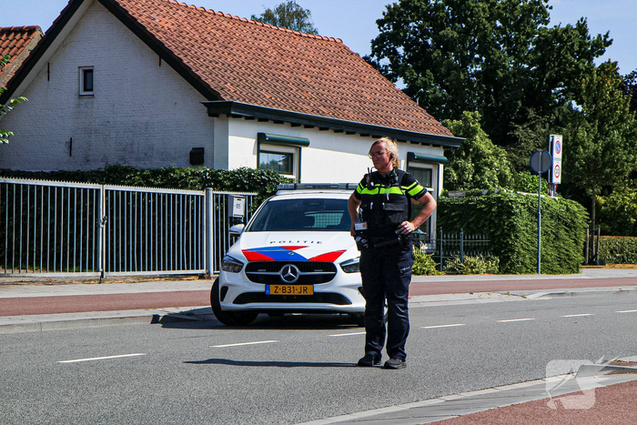 Fietser gewond bij aanrijding met motor