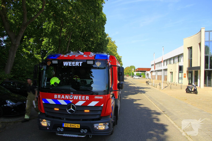 Brand in berm snel geblust