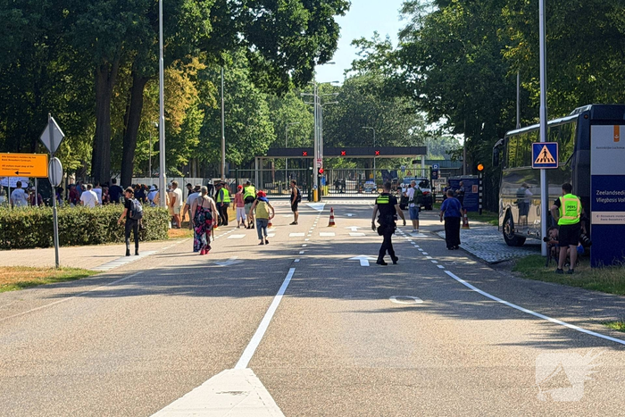 Kernwapenprotest op vliegbasis met luchtalarm