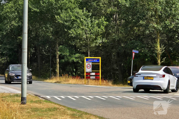 Flinke rookwolken bij grote bosbrand