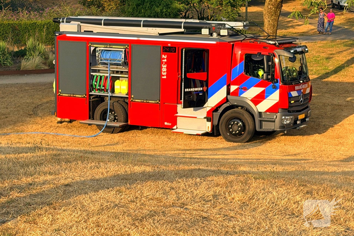 Brand in speeltuin veroorzaakt rookontwikkeling