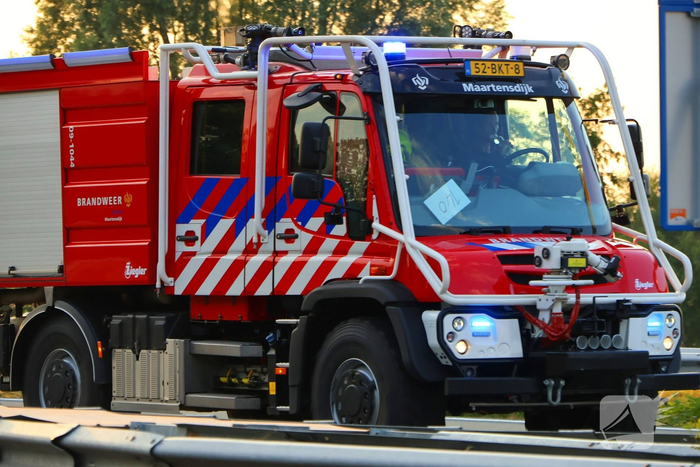 Utrechtse brandweer verleent bijstand bij grote bosbrand