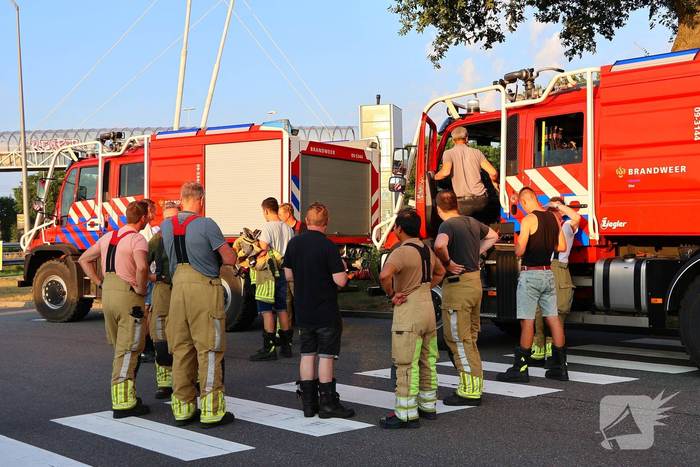 Utrechtse brandweer verleent bijstand bij grote bosbrand