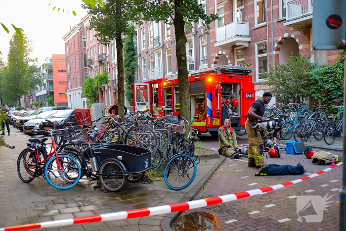 Woningbrand beperkt tot benedenverdieping