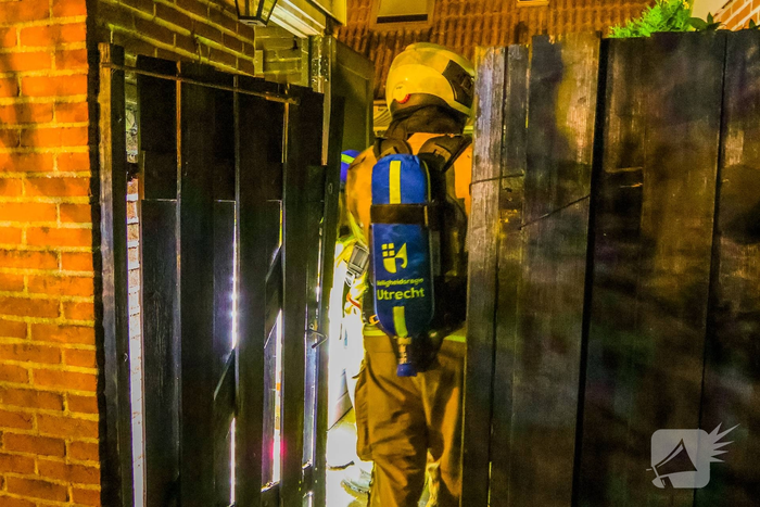 Schuurbrand door opladende step