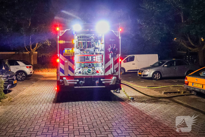 Schuurbrand door opladende step