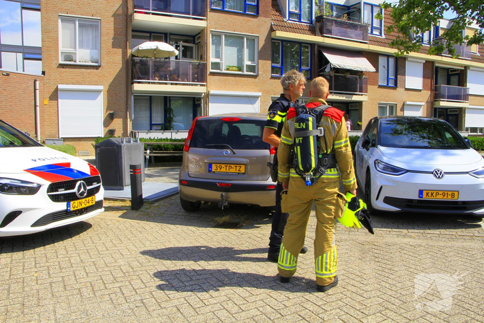 Verhoogde CO-meting in kelderbox na brandmelding