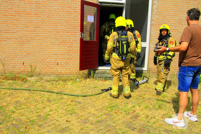 Verhoogde CO-meting in kelderbox na brandmelding