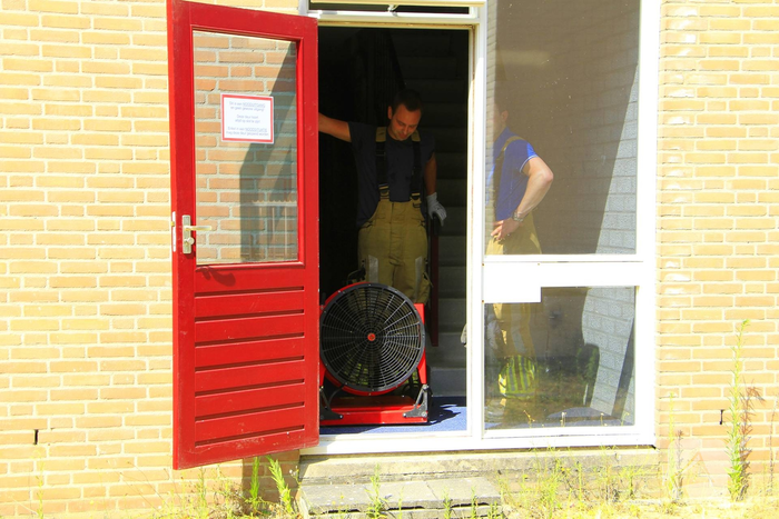 Verhoogde CO-meting in kelderbox na brandmelding