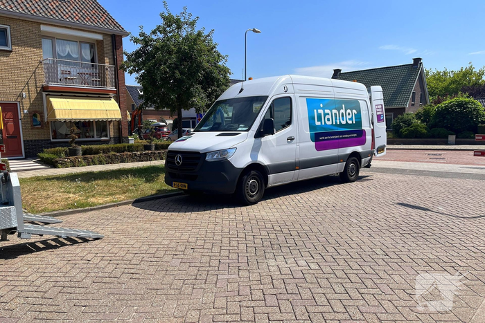 Gaslekkage door breuk in leiding