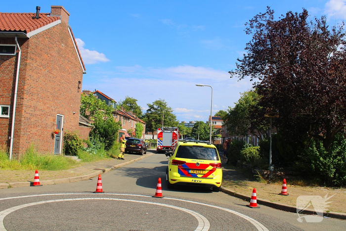 Persoon naar ziekenhuis na woningbrand