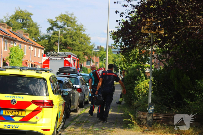 Persoon naar ziekenhuis na woningbrand
