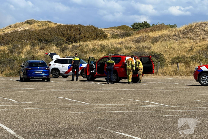 Brand in duinen zorgt voor grote rookontwikkeling