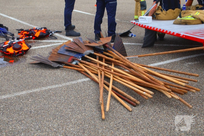 Brand in duinen zorgt voor grote rookontwikkeling