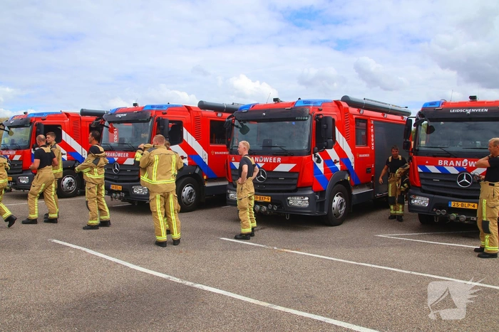 Brand in duinen zorgt voor grote rookontwikkeling