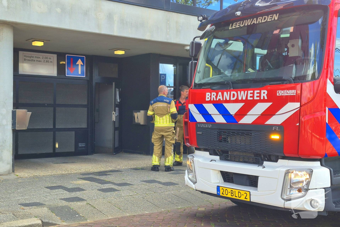 Pand ontruimd na melding van brand in parkeergarage