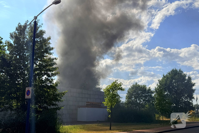 Brand door kunststof zorgt voor rookontwikkeling