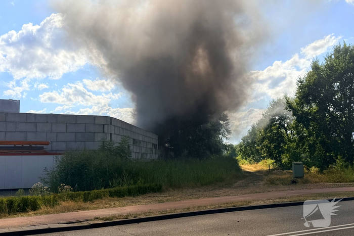 Brand door kunststof zorgt voor rookontwikkeling