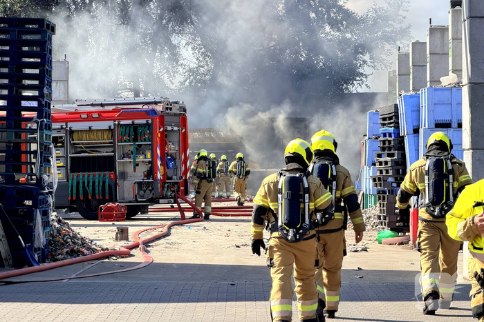 Brand door kunststof zorgt voor rookontwikkeling