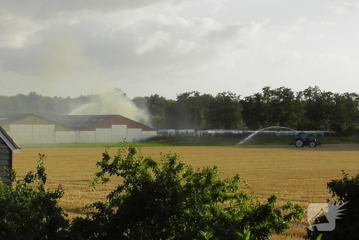 Brand bij camperstalling zorgt voor grote inzet