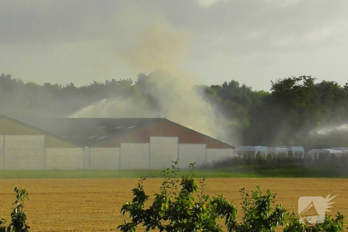 Brand bij camperstalling zorgt voor grote inzet