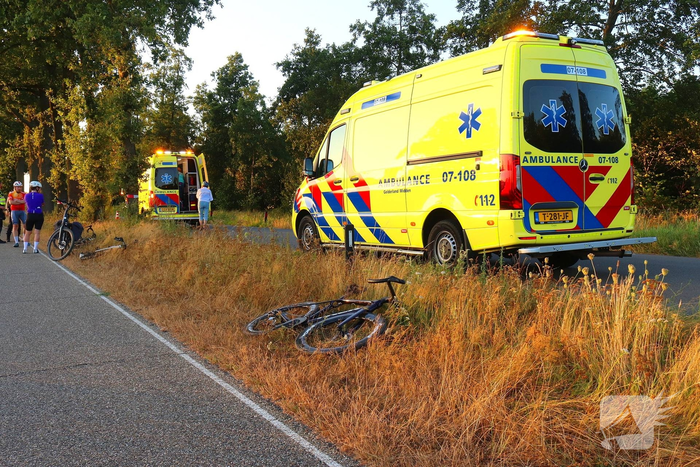 Wielrenner met spoed naar ziekenhuis na ongeval