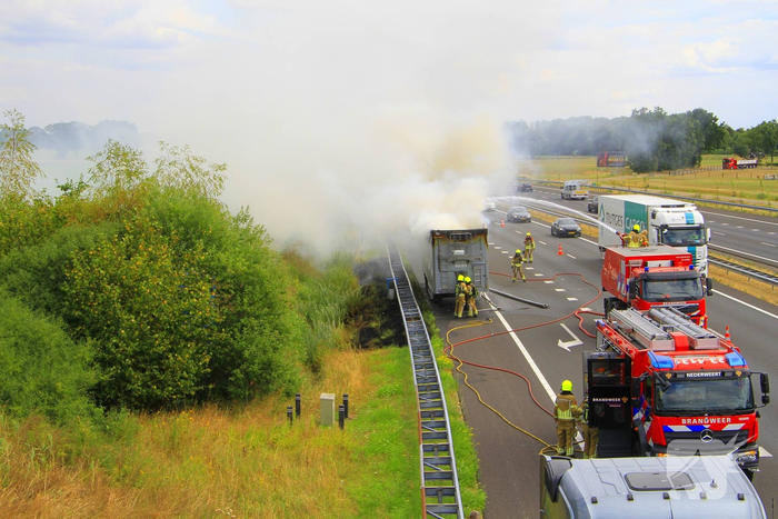 brand rijksweg a2 l 188,9 weert