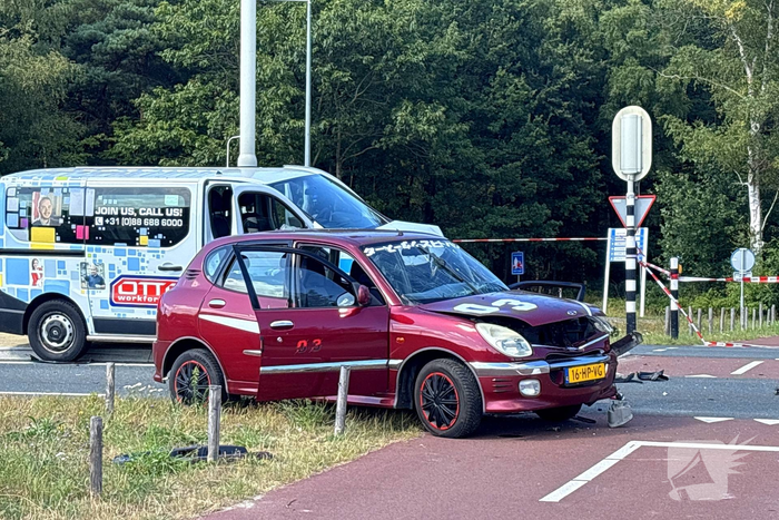 Meerdere gewonden bij aanrijding op N340