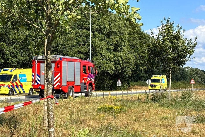 Meerdere gewonden bij aanrijding op N340