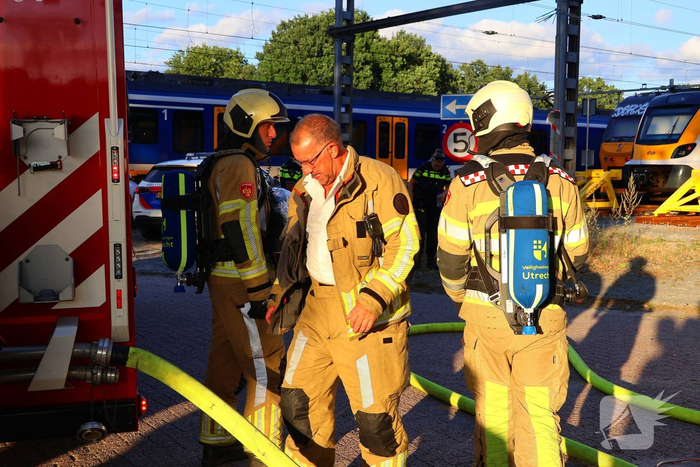 Brand in trein leidt tot grote inzet van hulpdiensten