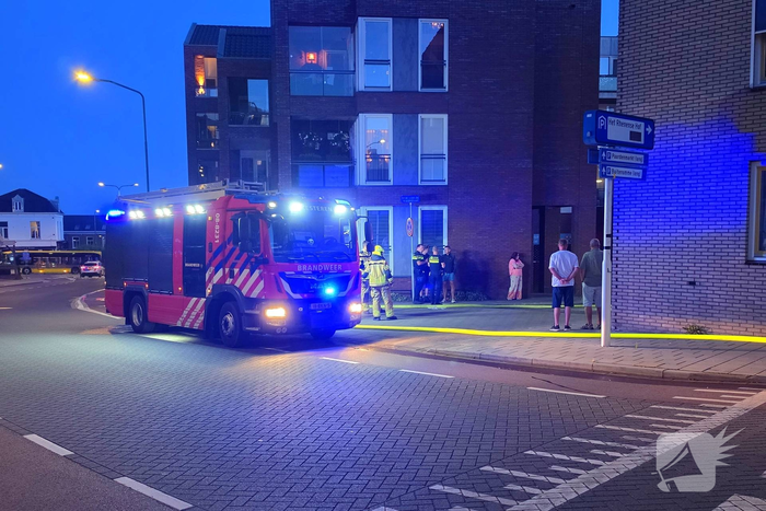 Autobrand in ondergrondse parkeergarage