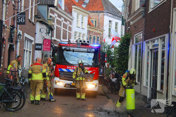 Medewerkers voorkomen erger als accu plots in brand vliegt