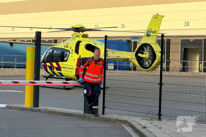 Man zwaargewond bij ongeval op privéterrein