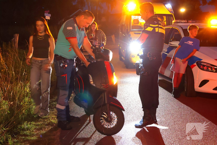 Scooterrijder gewond na val