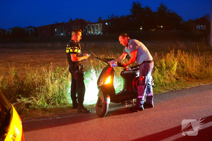 Scooterrijder gewond na val